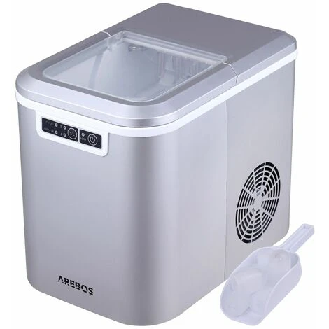 AREBOS Ice Cube Machine 2,2L Icemaker Ice Cube Maker Ice Machine 12kg/24h