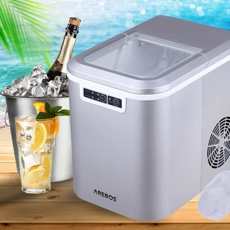 AREBOS Ice Cube Machine 2,2L Icemaker Ice Cube Maker Ice Machine 12kg/24h - Image 2