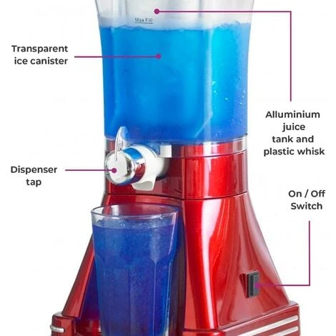 Neo Electric Slushy Drinks Machine, Blender And Smoothie Maker - Image 3