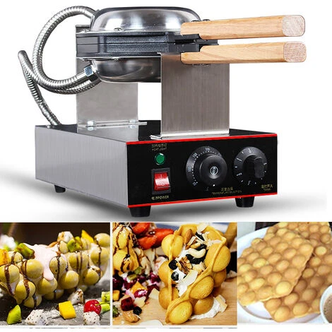 Electric Waffle Maker Pancake Oven Professional Waffle Maker Machine 110V-220V(Euro Standard Socket)