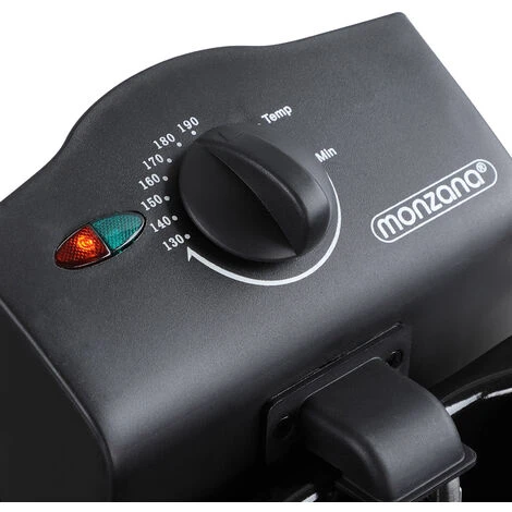 Monzana Deep Fryer 4 Liters Stainless Steel With Oil 2000 Watts Removable Oil Container Adjustable Temperature Cold Zone Technology - Image 5