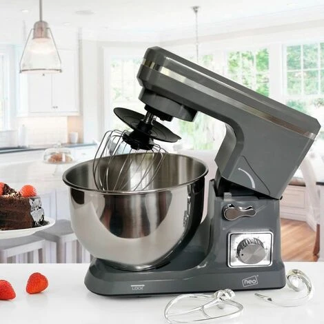 Neo Grey 5L 6 Speed 800W Electric Stand Mixer - Image 2