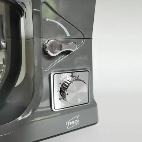 Neo Grey 5L 6 Speed 800W Electric Stand Mixer - Image 3