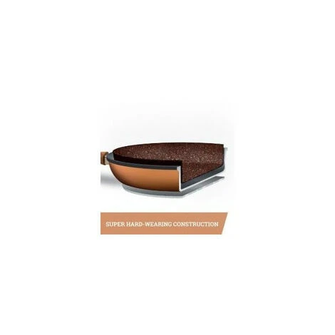 No Name Frying Pan Granite - Venteo - Copper Stone Pan - Non-stick And Anti-scratch With Copper Effect - All Fires (20/24/28) - Image 4