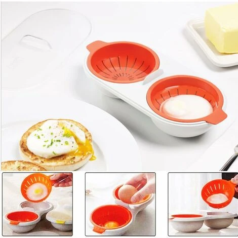 Microwave Food Grade Egg Boiler Cup Is Suitable For Cooking Eggs, Duck Eggs, Etc. In The Kitchen - Image 5