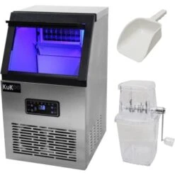Commercial Ice Cube Maker Stainless Steel Machine 40kg/24hr