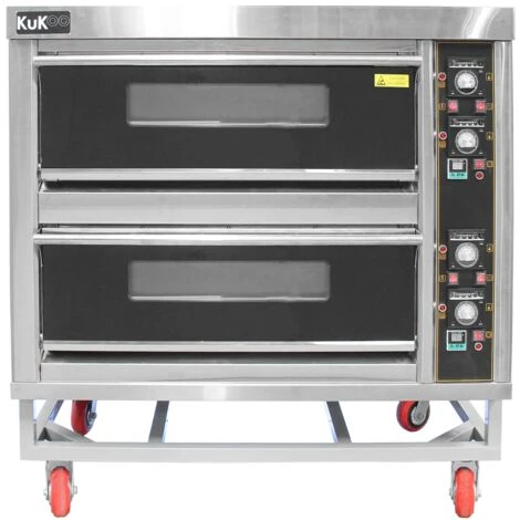 KuKoo Commercial Baking & Pizza Oven, Large Twin Deck Stone Base, - Image 2
