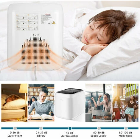 15KG/ 24H Countertop Ice Maker Portable Ice Maker Machine W/ Ice Scoop - Image 2