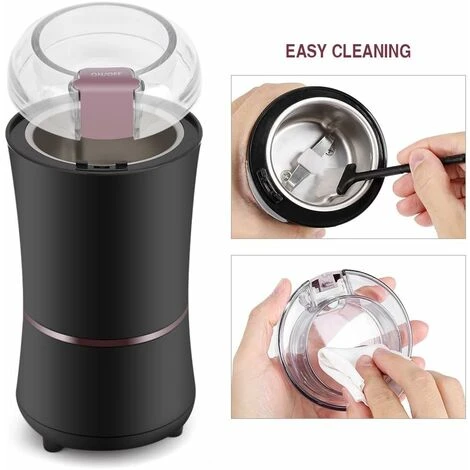 Electric Coffee Grinder, 150W Electric Coffee Grinder Frijol Grinder Spice Nothing Grinder With Stainless Steel Blade - Image 3