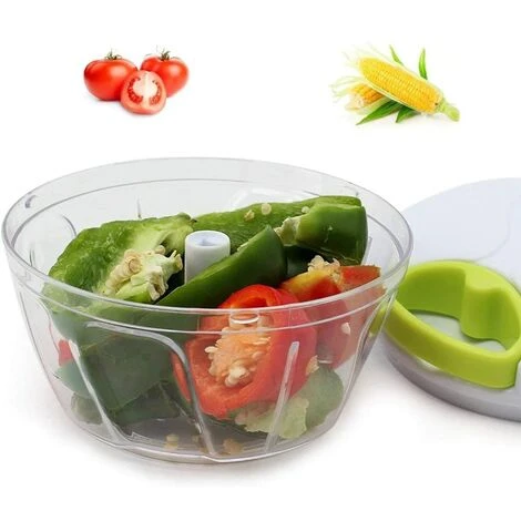 Garlic Extractor Garlic Pestle Stainless Steel Vegetable Cutter Manual Meat Grinder - Image 3