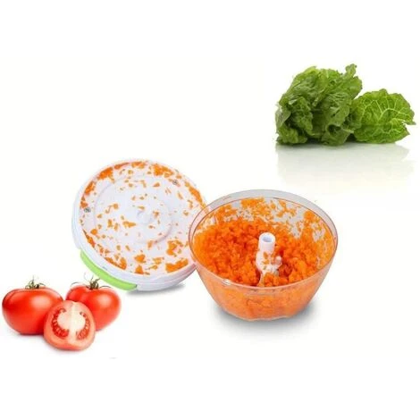 Garlic Extractor Garlic Pestle Stainless Steel Vegetable Cutter Manual Meat Grinder - Image 4