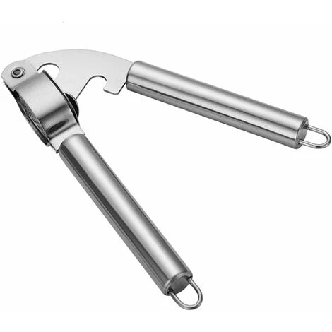 Garlic Press 304 Stainless Steel Meat Grinder With Silicone Brush