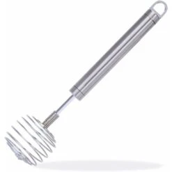 Stainless Steel Manual Egg Whisk, Hand Egg Mixer Eggbeater Blender Stirring Beater Cream Frother Flour Stirrer, For Family Restaurant Kitchen,9.05 In