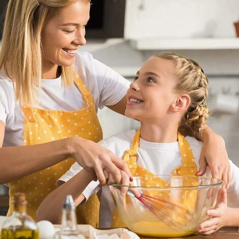 Set Of 3 Silicone Whisk, Kitchen Whisk, Whisk, Egg Mixer, Whisk And Mixer, Milk Whisk, Manual Silicone Whisk (A) - Image 5