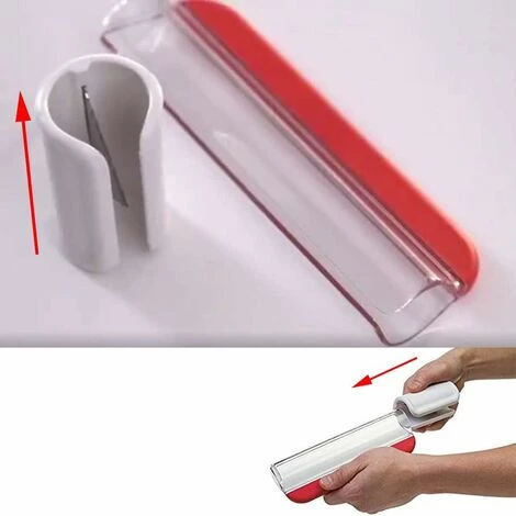Fruit Slicer Tomato/grape/cherry Slicer Fruit Kitchen Decoration Kitchen Gadgets Vegetable Slicer Kitchen Gadgets 1 Piece Red 20x7.5x7cm - Image 3
