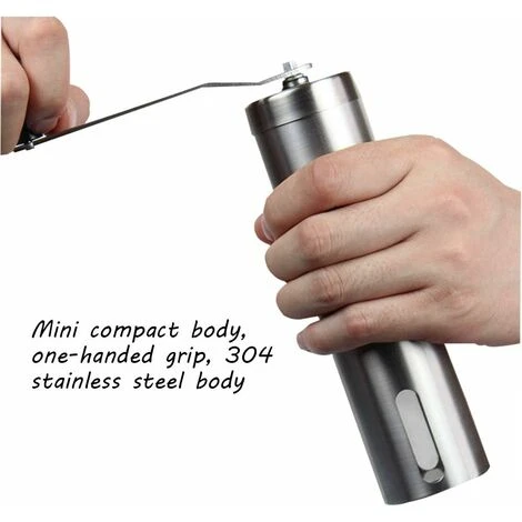 Moulin à Café Manuel Avec Réglage Réglable - Moulin à Bière Et Acier Inoxydable - Moulin à Café Pour Aeropress, Café Filtre, Expresso, Presse Française, Infusion Turque - Image 2