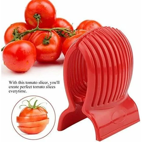 Tomato Cutter Lemon Slicer Round Cutter Vegetable Fruit Cutter Artifact Kitchen Gadget - Image 3
