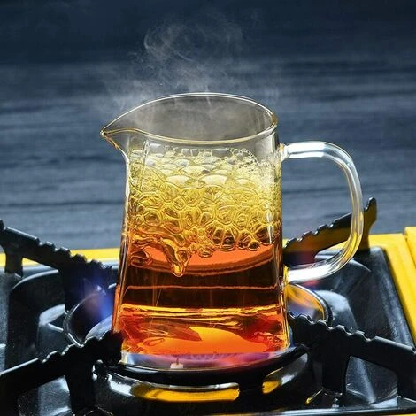 1 Piece Clear Square Bottom Teapot With Clear Glass Infuser, Household Borosilicate Infuser, Perfect For Tea And Coffee (950ml) - Image 5