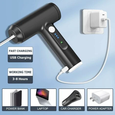 Cordless Electric Whisk Electric Whisk 3 Beaters 3 Adjustable Speeds - Image 5