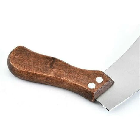 Pizza Cutter Large, Pizza Chopping Knife Made Of Stainless Steel 35cm With Wooden Handle - Image 4