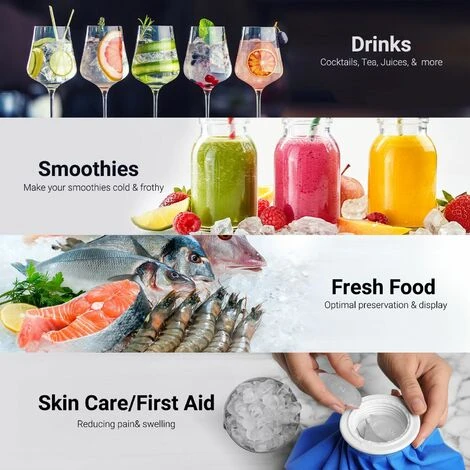 Countertop Ice Cube Maker Machine 2.2L Electric Fast Automatic Portable Geepas - Image 5