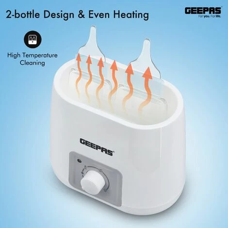 Baby Bottle Warmer Milk Baby Food Warmer Defrost Breast Milk 150W Geepas - Image 3