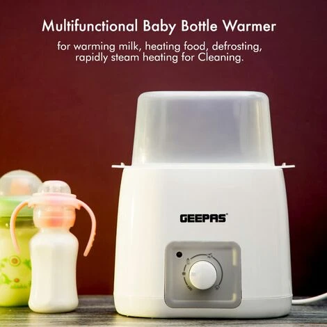 Baby Bottle Warmer Milk Baby Food Warmer Defrost Breast Milk 150W Geepas - Image 4