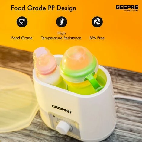 Baby Bottle Warmer Milk Baby Food Warmer Defrost Breast Milk 150W Geepas - Image 5