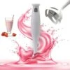 150W Hand Blender Two Powerful Stainless Steel Blades Quick Electric Food Mixer
