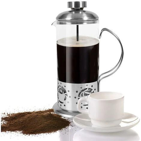 French Press Coffee Maker Morning Coffee Brewer Heat Resistant Glass Tea Maker - Image 2
