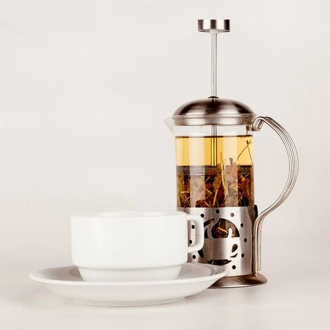 French Press Coffee Maker Morning Coffee Brewer Heat Resistant Glass Tea Maker - Image 5