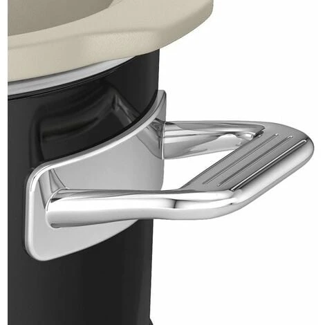 Swan 1.5L Slow Cooker Retro Black - Image 5