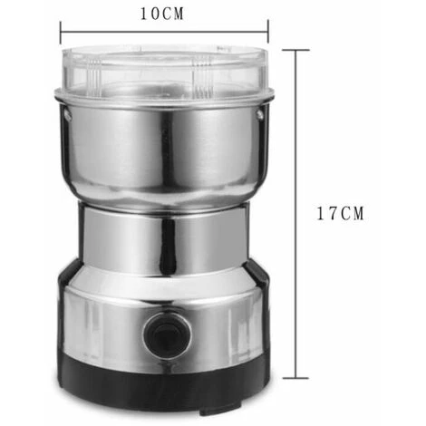 150W Electric Coffee Grinder, Grinder For Flax Seeds, Nuts, Pepper, Spices, Coffee Seeds And Others With Stainless Steel Blades - Image 5