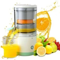 Multifunctional Electric Citrus Juicer Heavy Duty Lemon Orange Grapefruit Juice Extractor Squeezer Portable USB Rechargeable Cordless Juicer For Kitchen Travel
