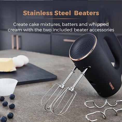 Tower Cavaletto Hand Mixer Black - Image 4