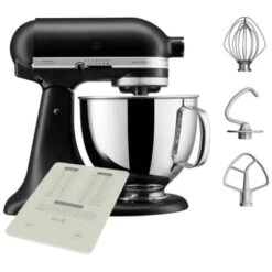 KitchenAid Artisan Mixer 125 Matte Black With Free Gift