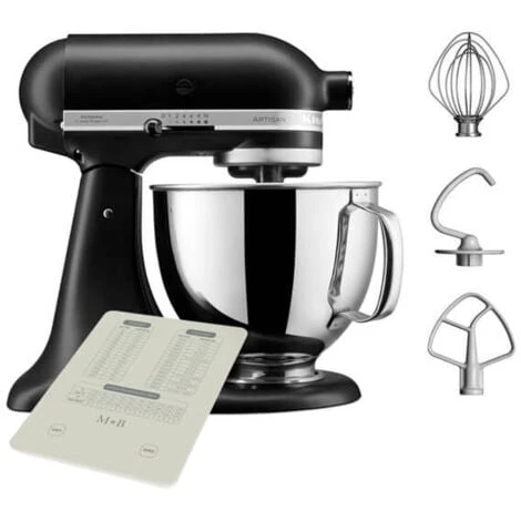 KitchenAid Artisan Mixer 125 Matte Black With Free Gift