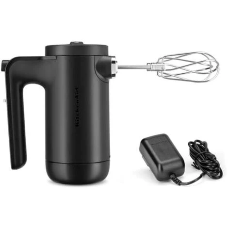 KitchenAid Matte Black Cordless Hand Mixer - Image 2