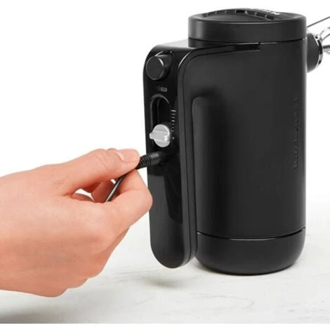 KitchenAid Matte Black Cordless Hand Mixer - Image 3