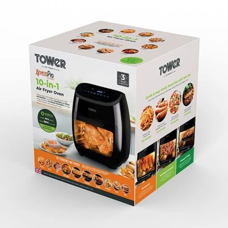 Tower Xpress Pro Combo 11 Litre 10-in-1 Digital Air Fryer Oven With Rotisserie - Image 2