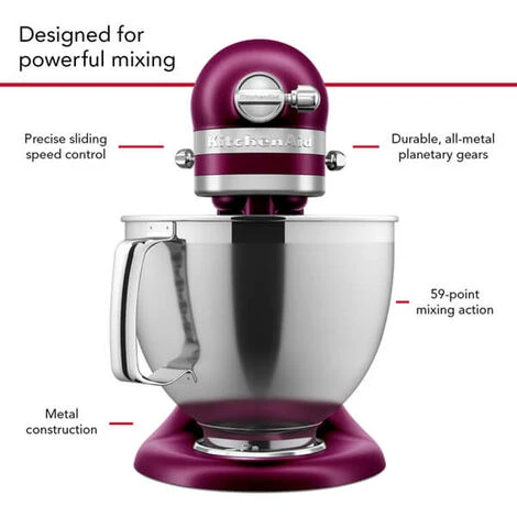 KitchenAid Artisan Mixer 195 Beetroot With Free Gift - Image 3