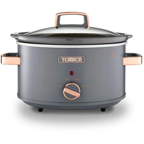 Tower Cavaletto 3.5 Litre Slow Cooker Grey