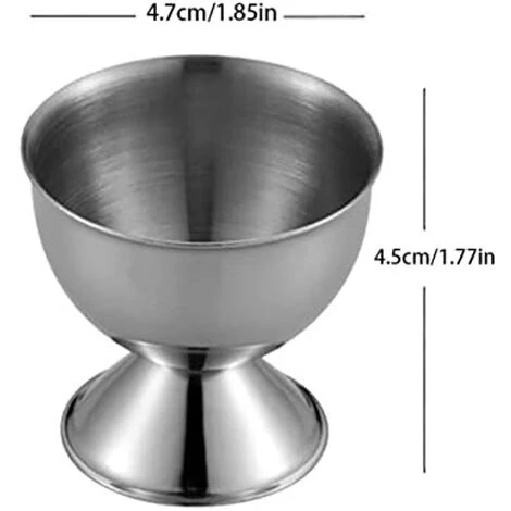 Stainless Steel Parts Egg Cups Set Egg Tray Egg Poachers For Hard And Soft Egg Holders Kitchen Tool - Image 3