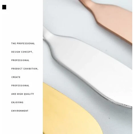 8 Pieces Butter Knife Jam Knife, Stainless Steel Butter Knives, For Butter, Cream, Cheese, Chocolate, Ketchup, Mirror Polished, Dishwasher Safe, Gold - MODOU - Image 2