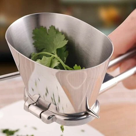 Manual Stainless Steel Rotary Mint Mill Parsley Cutter Vegetable Chopper Grater Kitchen Tool - Image 3