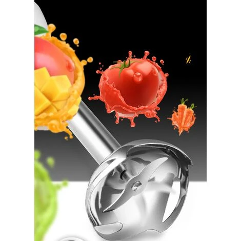 Hand-held Multi-functional Kitchen Stick, Baby Food Supplement, Electric Stir Stick, Cooking Machine Juicer Set(host+meat Grinder Cup) - Image 5