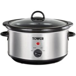 Tower 3.5 Litre Stainless Steel Slow Cooker