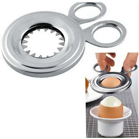 Stainless Steel Egg Shell Opener Egg Cover Opener Egg Trimmer Egg Trimmer - Image 2