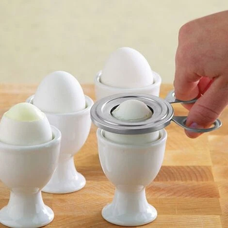 Stainless Steel Egg Shell Opener Egg Cover Opener Egg Trimmer Egg Trimmer - Image 3