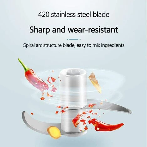 Manual Mini Chopper For Garlic And Vegetables - Image 2